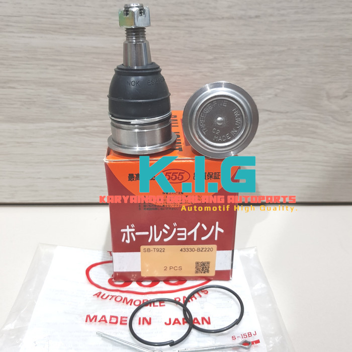 BALL JOINT TOYOTA AGYA AYLA CALYA SIGRA 555 JAPAN ORIGINAL.