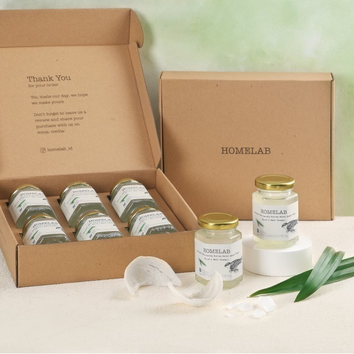 

[[ K23 - BEST SELLER ]] Paket Bird's Nest / Sarang Burung Walet 6 Botol - 100% Asli - Organic Pandan, No Sugar