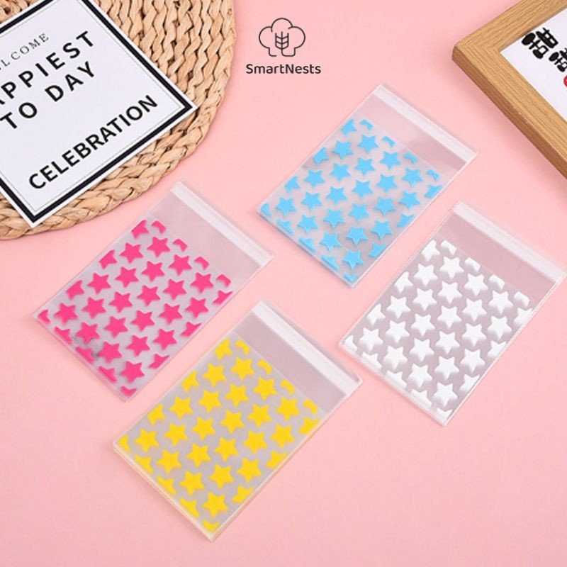 

Tas Penyegel Diri Plastik Tas Penyegel Diri Bintang Lima Ujung Kreatif Di Dalam Tas Perekat Diri SM