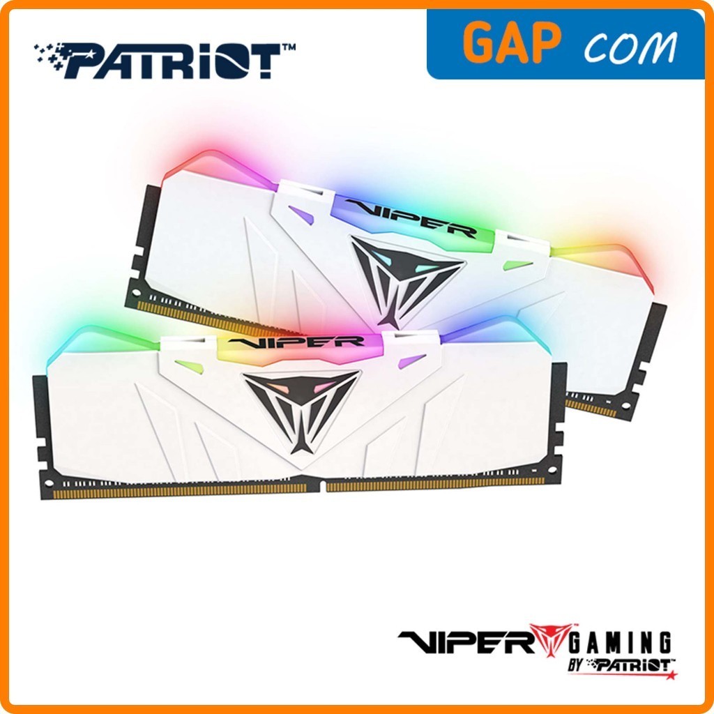 RAM Patriot Viper RGB DDR4 16GB (2x8GB) 3000MHz Dual Channel Kit White