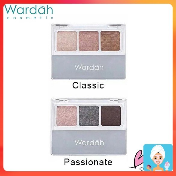 [ML] WARDAH EYESHADOW SERIES | CLASSIC NUDE COLORS EYE SHADOW | PASSIONATE | A - M SERIES 3.3G