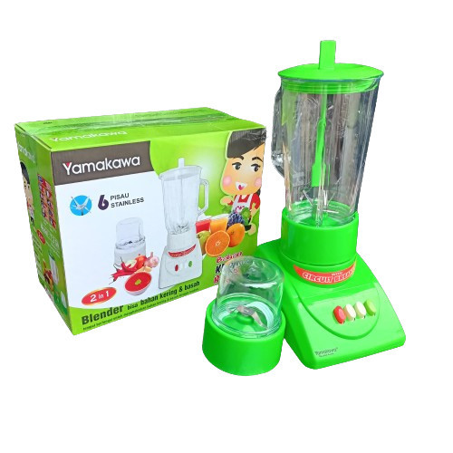 BLENDER NASIONAL YAMAKAWA - BLENDER 2 IN 1 - BLENDER BUMBU DAPUR SERBAGUNA - BLENDER DENGAN 6 MATA P