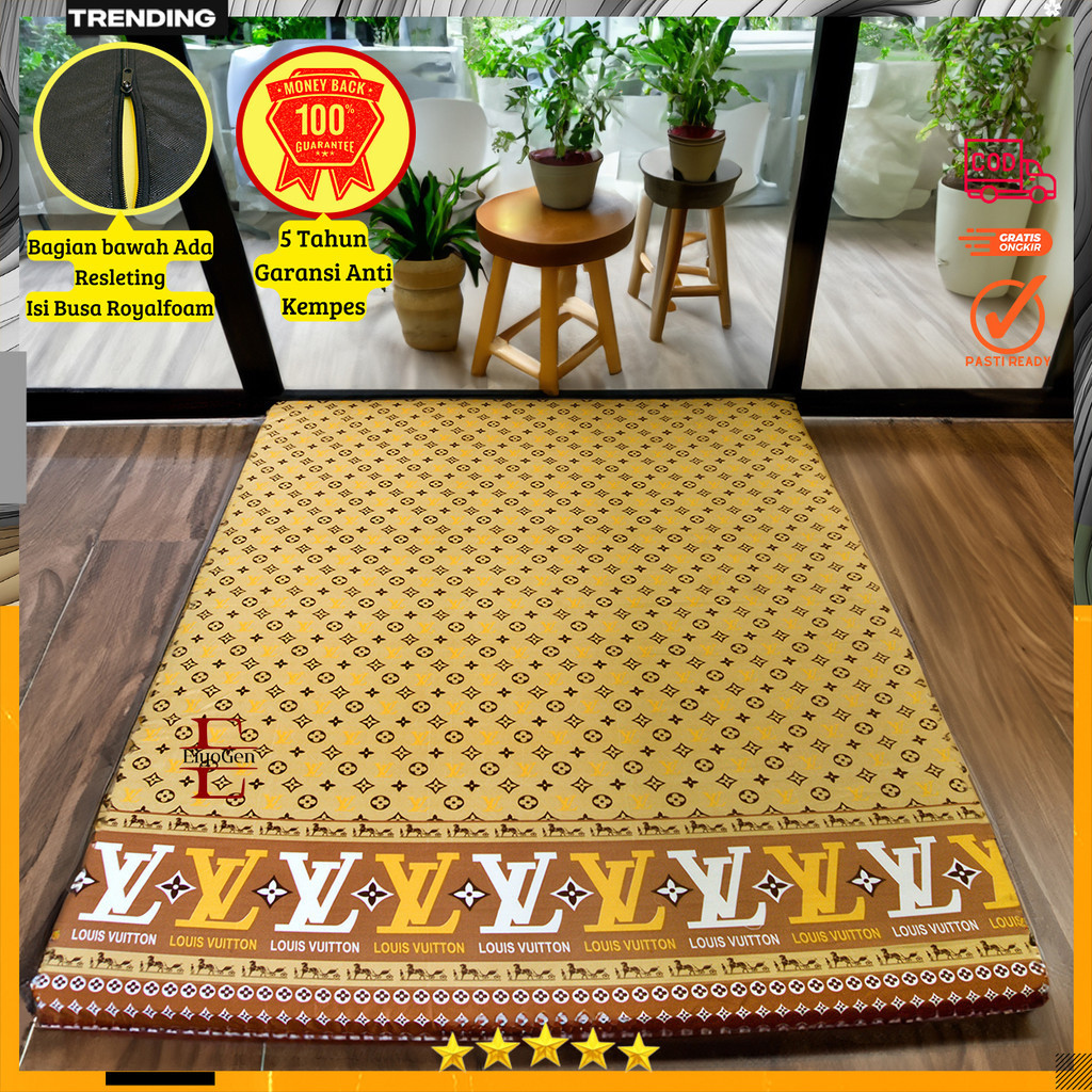 Kasur Busa Royal Motif Minimalis Kasur Lantai/Lipat Busa Royalfoam. Kasur Busa karpet..