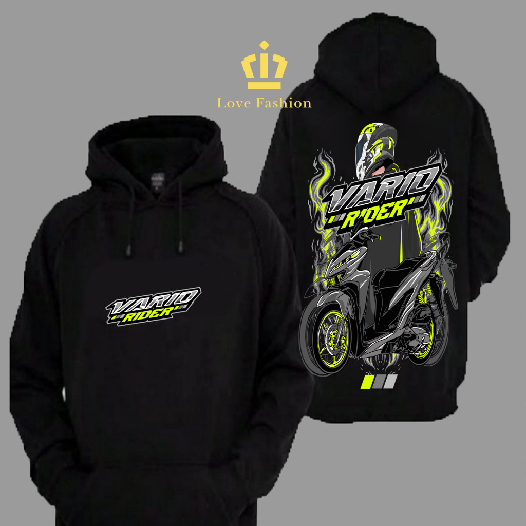 Sweater Hoodie Distro Motor Vario 125 150 Vario Rider Sunmori Premium Terbaru