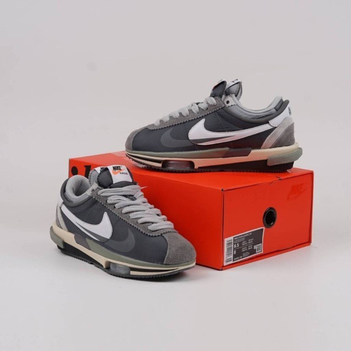Chemistry Nike Cortez 4.0 Grey X Sacai
