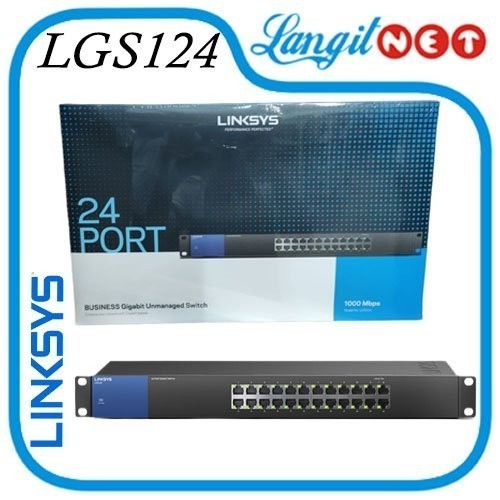 LINKSYS LGS124 24-PORT BUSINESS GIGABIT SWITCH