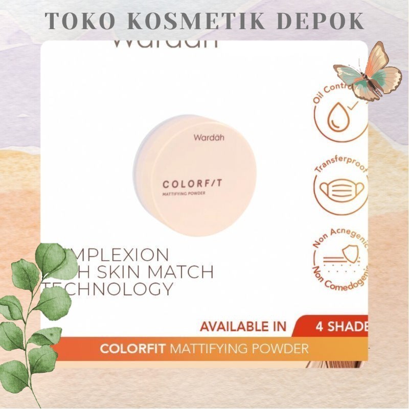 WARDAH COLORFIT MATTIFYING POWDER | bedak WARDAH