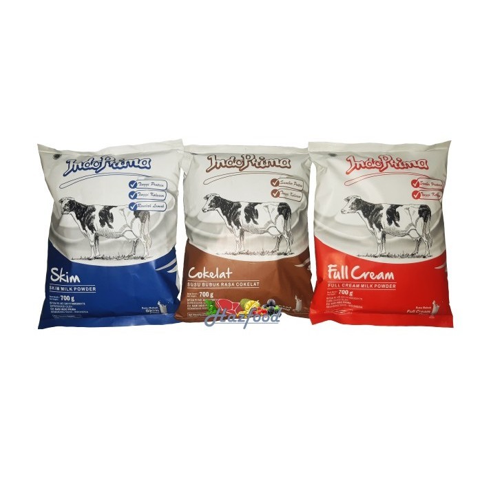 

Susu Bubuk Indoprima Full Cream | Coklat | Skim Indoprima 700 Gram