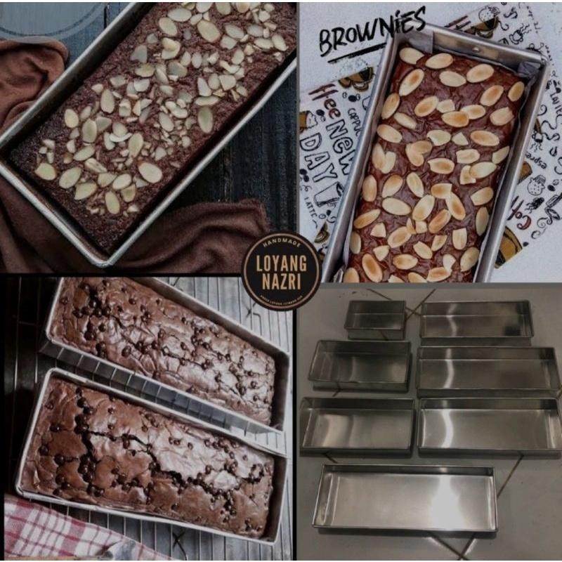 Loyang Brownies |Loyang Roti Tawar|Loyang Roti sobek|Loyang roti  Tawar