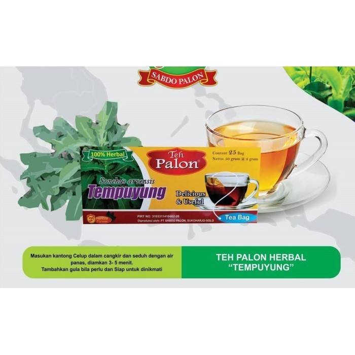 

TEH PALON HERBAL CELUP TEMPUYUNG "Sonchus Arvensis" 100% HERBAL