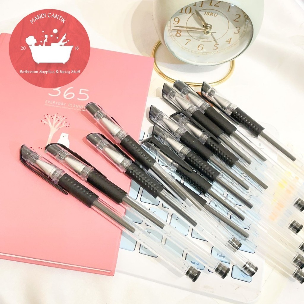 

PROMO !! SET PULPEN GEL CAIR STANDARD TERMURAH COD TERBARU PENA BOLPEN AWET AESTHETIC