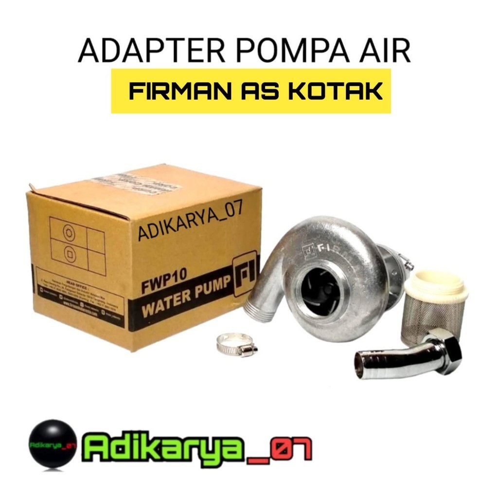 Adapter pompa air mesin potong rumput water pump mesin potong rumput pompa air mesin rumput FIRMAN F