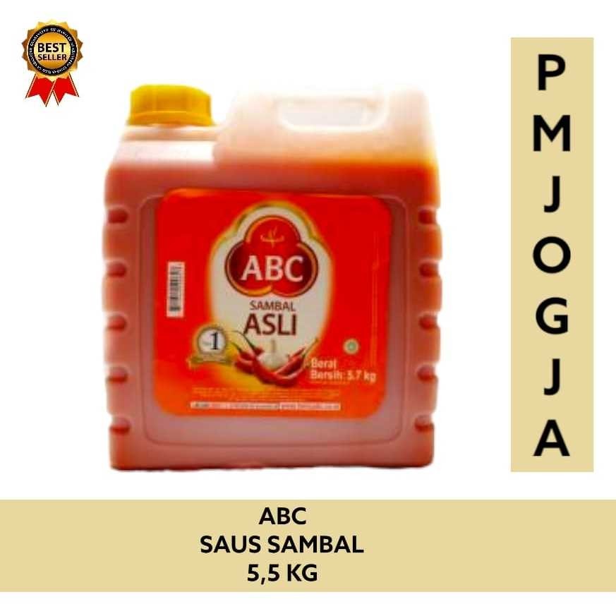 

ABC Saus Sambal Asli 5.5 kg jerigen