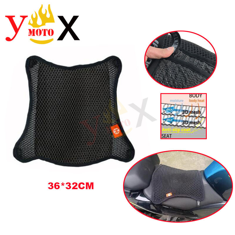 Motorcycle Front Driver 3D Mesh Seat Cover Cushion Pad Net For BMW F750GS F850GS F900R F900XR G310 R