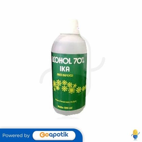 Ika Alkohol 70% Isi 500 Ml Botol