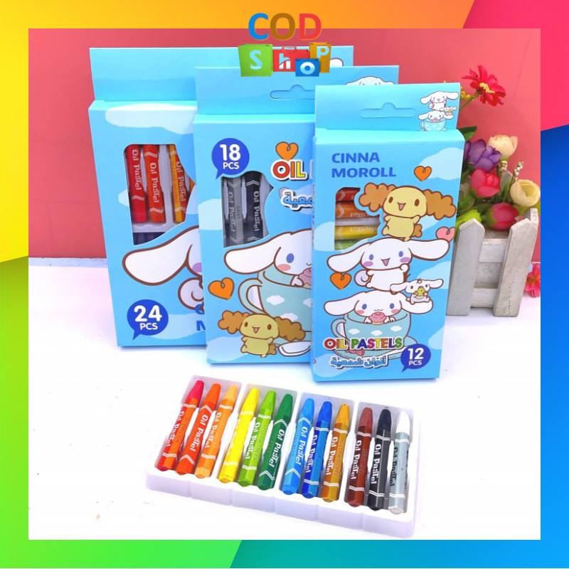 

COD - S6357 Alat Tulis Krayon Mewarnai Anak Sekolah / Crayon Oil Pastel Motif Karakter Lucu