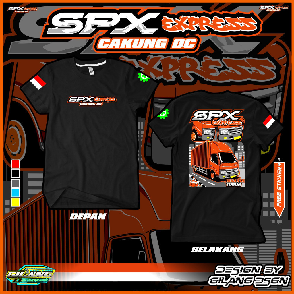 Kaos Truck SPX Express DC Cakung