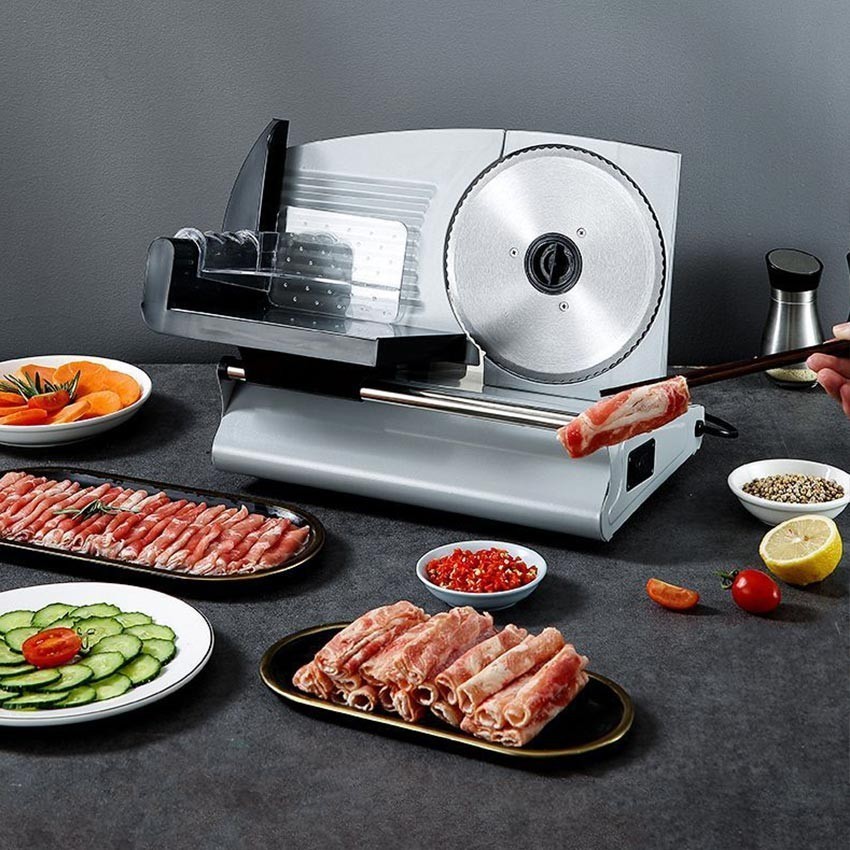 Meat Slicer Otomatis Mesin Pengiris Iris Daging Beku Semi Otomatis Meat Slicer Otomatis Sayuran
