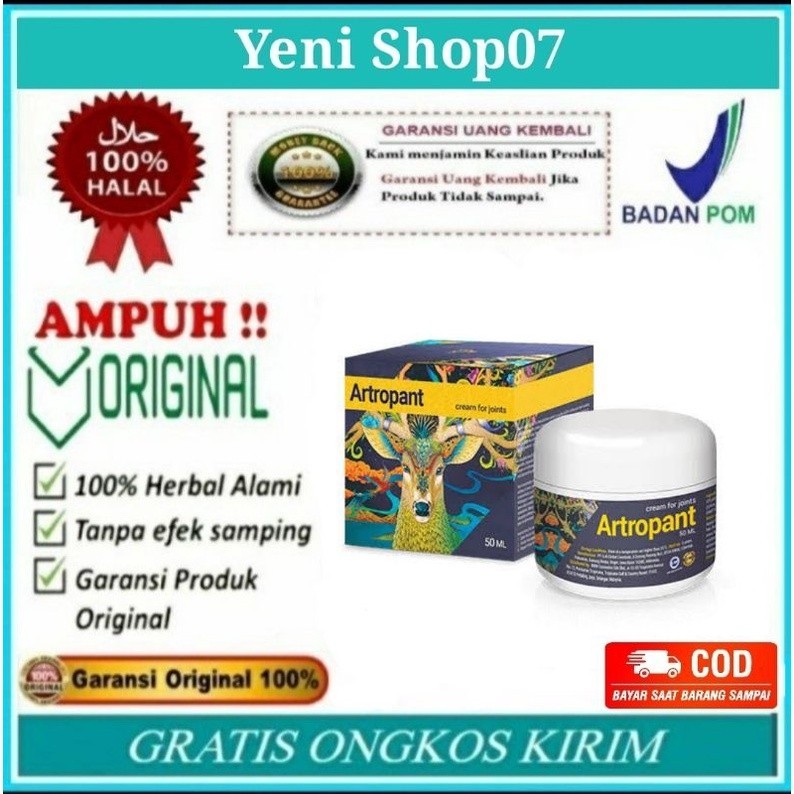 BISA COD ARTROPANT ASLI 100% ORIGINAL - CREAM ARTROPANT MENGATASI NYERI SENDI / OBAT SENDI TULANG SU