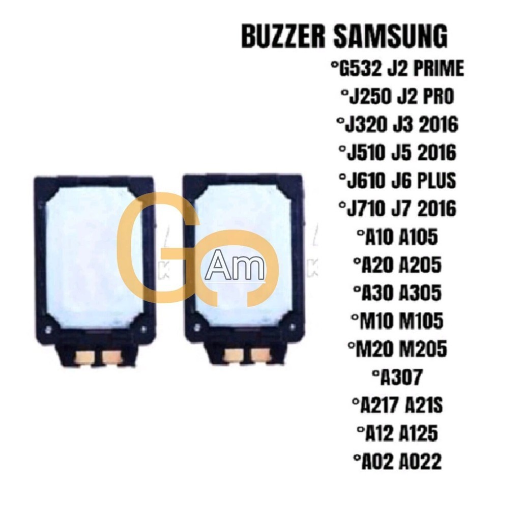 Buzzer LoudSpeaker Musik  G532 J2 PRIME J250 J2 PRO J320 J3 2016 J510 J5 2016 J610 J6 PLUS J710 J7 2