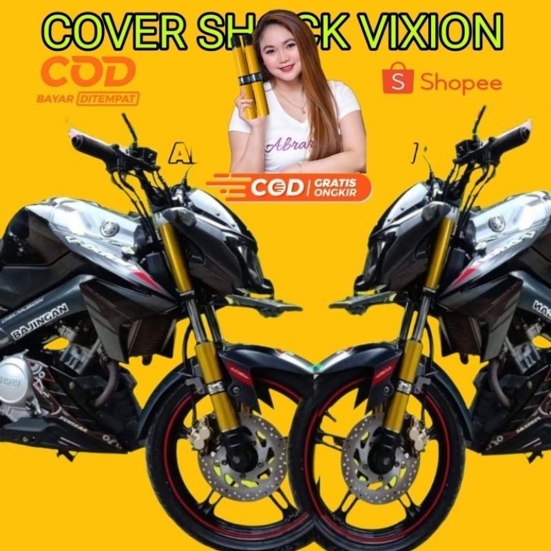 variasi motor Ne CB150 CBR Vixion, Old Vixion New Mega Pro cover shock