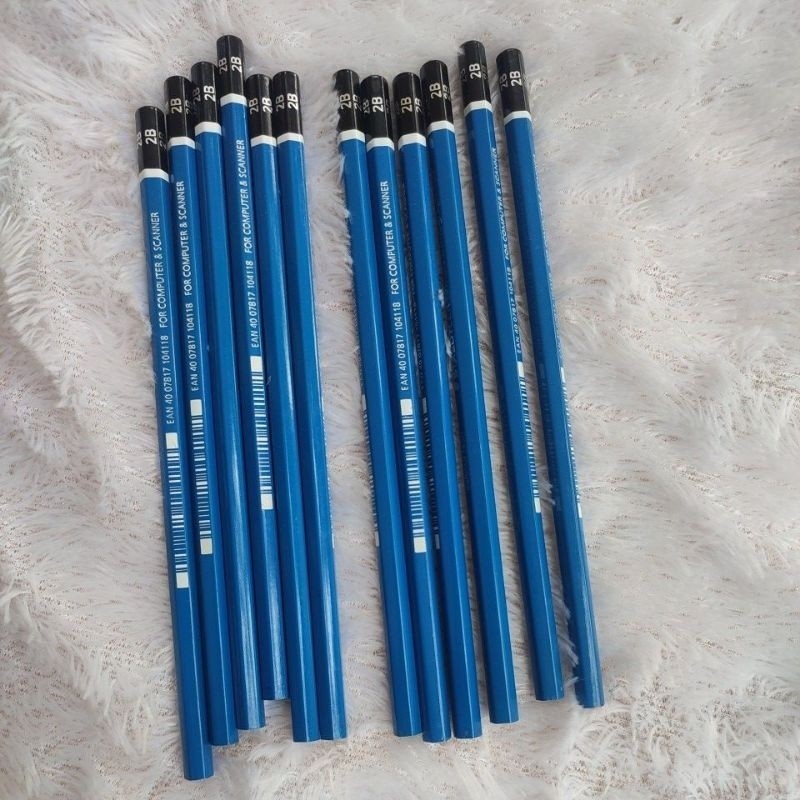 

Staedtler Mars Lumograph Pensil 2B 1 Pcs / Alat Tulis Sekolah Pinsil Biru Staedler