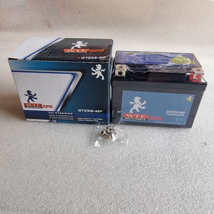 Aki Baterei GTZ5S High Quality Motor Matic Beat, Scoopy, Spacy, Genio - WTF