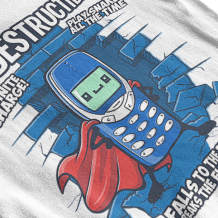 best - Kaos Kartun Pria TOMOINC 3310 - Super Indestructible - M