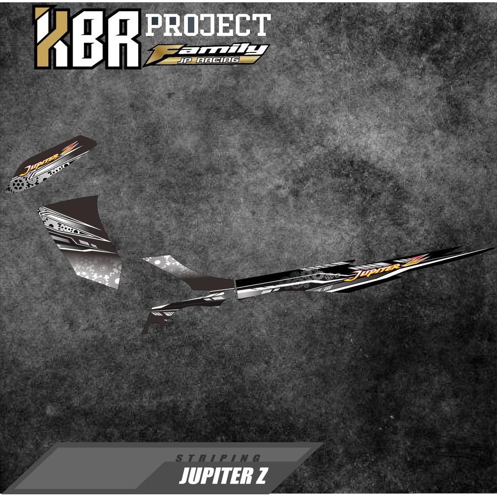 Striping Variasi Jupiter Z Lama/burhan - Stiker Striping Jupiter Z Lama/burhan Variasi List Semi Ful