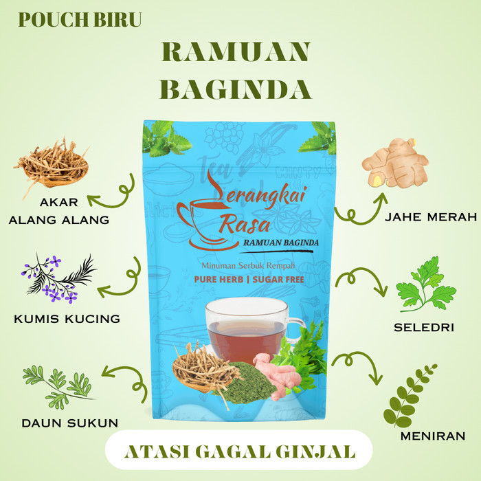 

TERJUAL [POUCH BIRU] Rempah Serangkai Rasa Ramuan Baginda | JSR | Gagal Ginjal