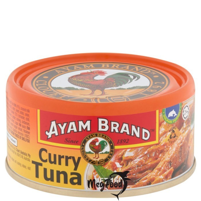 

Ikan Tuna Kaleng Kari Ayam Brand 160 Gram