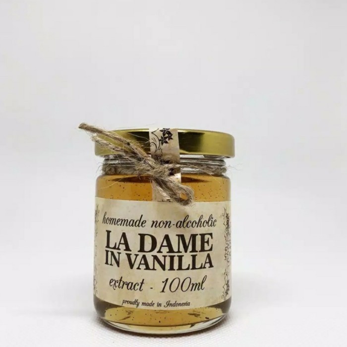 

TERJUAL La dame in vanilla, Vanilla Extract 100 ml/bahan kue/vanila/halal