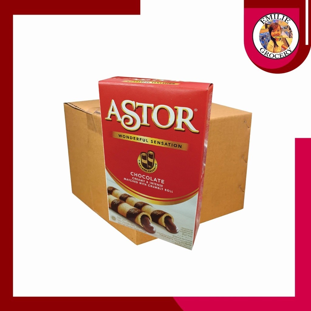 

Paket Astor Wafer Stick Double Chocolate Coklat Kotak Box 40gr 40gram 40 gram 6 Pcs Box 6Pcs