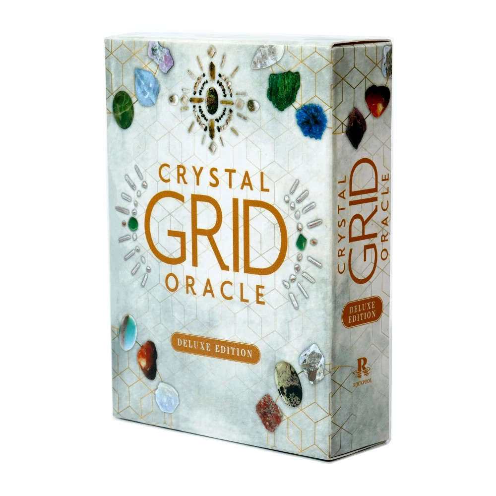 

72Pcs Cards The Crystal Grid Oracle Deluxe Edition Cards Deck by Nicola McIntosh Tarot With Help From The Crystal Kingdom Energy