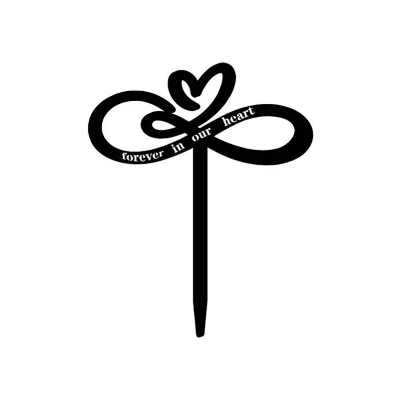 

Memorial Grave Markers Forever in Our Heart Memorial Stake Sympathy Grave Plaque