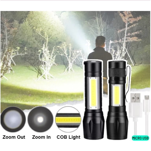 BELI 1 GRATIS 1 Senter Mini Zoom Senter Swat Mini Zoom Senter LED 100% ORIGINAL