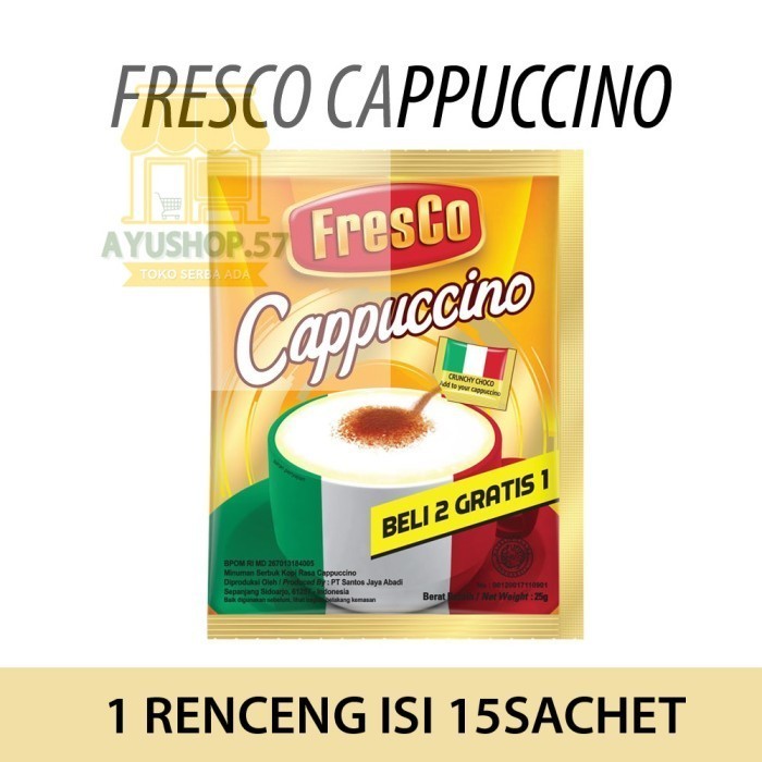 FRESCO RENCENG - CAPPUCCINO - AYUSHOP57