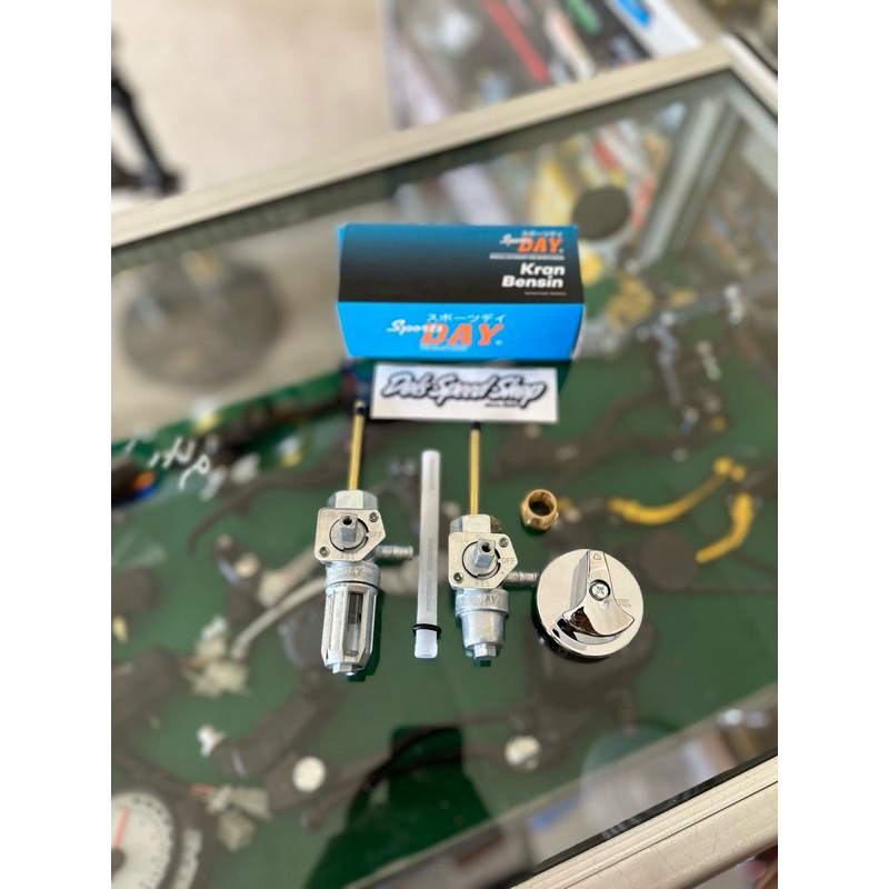 KRAN BENSIN TIGER SET ADAPTOR KRAN BENSIN MEGAPRO DAY AQUARIUM MODEL TRANSPARAN CB GL MP TIGER