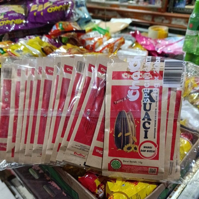 

KUACI CHACHA /KWACI CHACER per pak isi 20 BKS