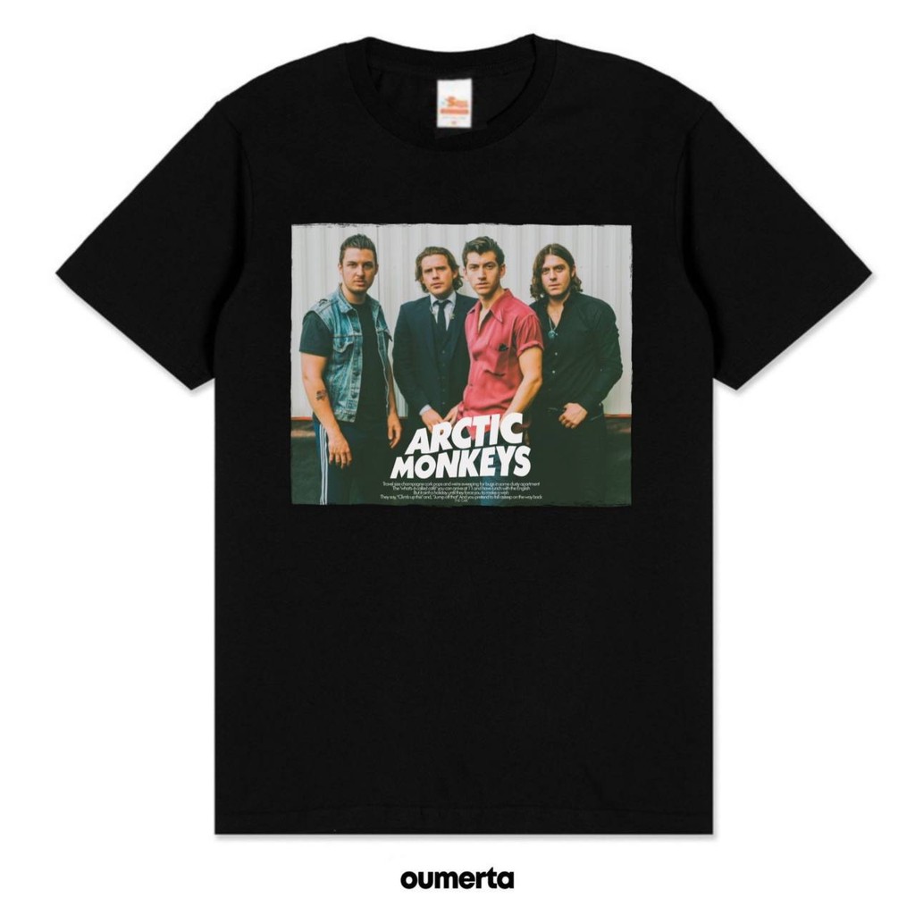 KAOS BAND ARCTIC MONKEYS - TSHIRT PERSONEL ARCTIC MONKEYS
