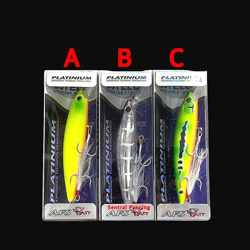 Umpan Sotelo Platinium Zee Minnow 11 cm 14 gram
