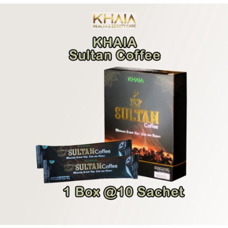 

Khaia Coffee Sultan 1 box 10 sachet Kopi Hitam Bubuk Minuman Herbal Untuk Menjaga Kesehatan By Khaia Official