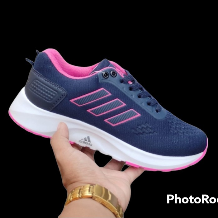 ✨NEW✨ -SEPATU ADIDAS ZOOM OLAHRAGA/EROBIK WANITA PUTIH POLOS - PUTIH POLOS, 36