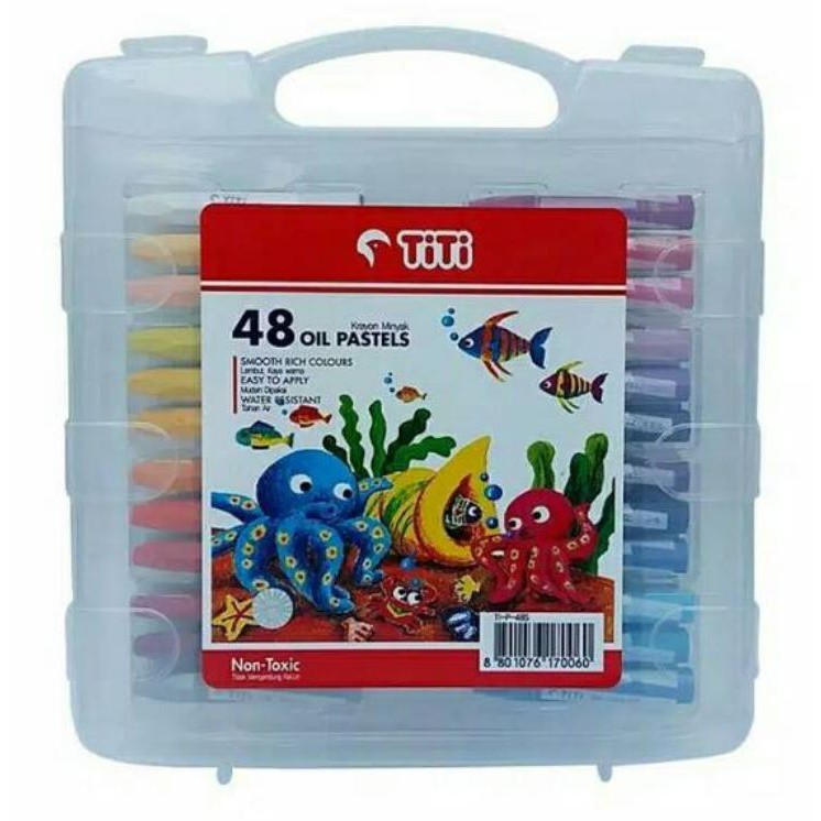

[KIRIMHARIINI] Titi Krayon Minyak 48 Warna / Crayon 48 Colors Oil Pastels