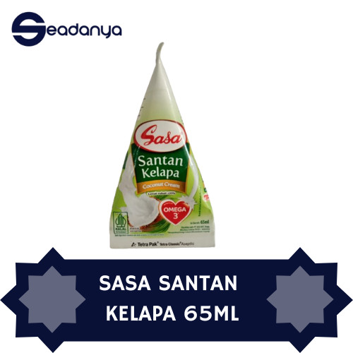 

Sasa Santan Kelapa Coconut Cream 65ml - Krim rasa Coco Halal MUI & BPOM