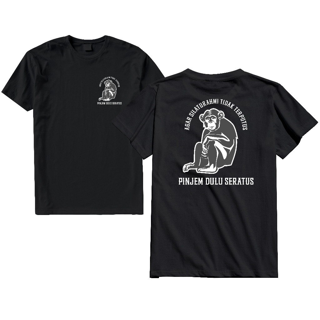 Toko Kaos - KAOS PINJEM DULU SERATUS GAMBAR MONYET