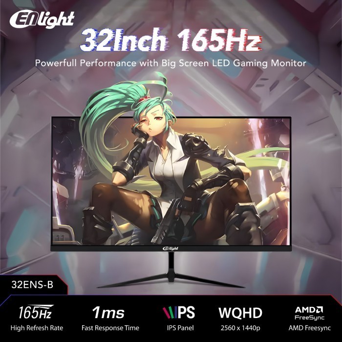 Monitor 32inch Enlight 32ENS-B LED Gaming For PC