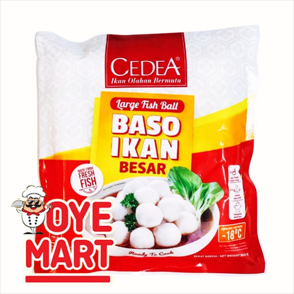 

CEDEA FISH BALL 500GR BASO IKAN BESAR HARGA PROMO-BAHAN SUKIYAKI/STEAMBOAT/SHABU-SHABU