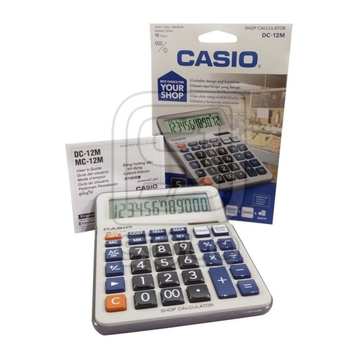 

Kalkulator Casio Dekstop Calculator MC-12M, DX-12B, DX-120B