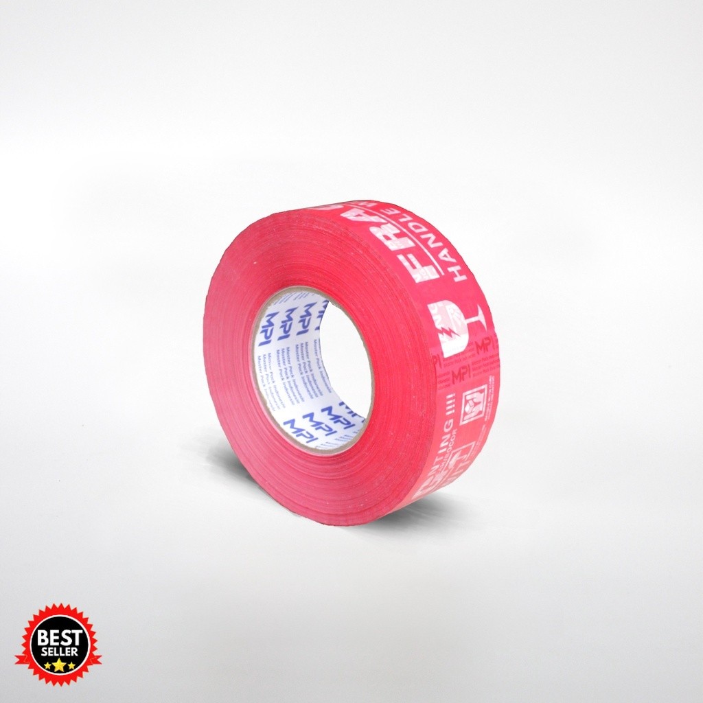 

Lakban Fragile Merah Jangan Dibanting Jumbo 48mmx300 Yard MPI Murah